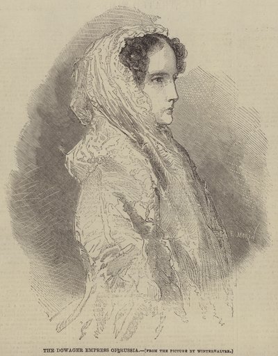 The Dowager Empress of Russia by Edmond Morin